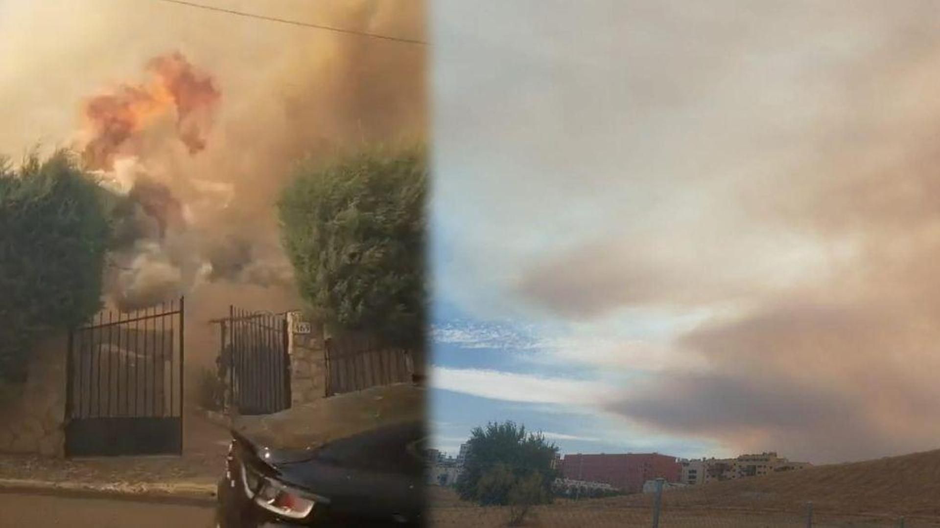 El grave incendio forestal de Méntrida, en Toledo, amenaza a Madrid: las llamas llegan a Navalcarnero y otros municipios siguen en alerta