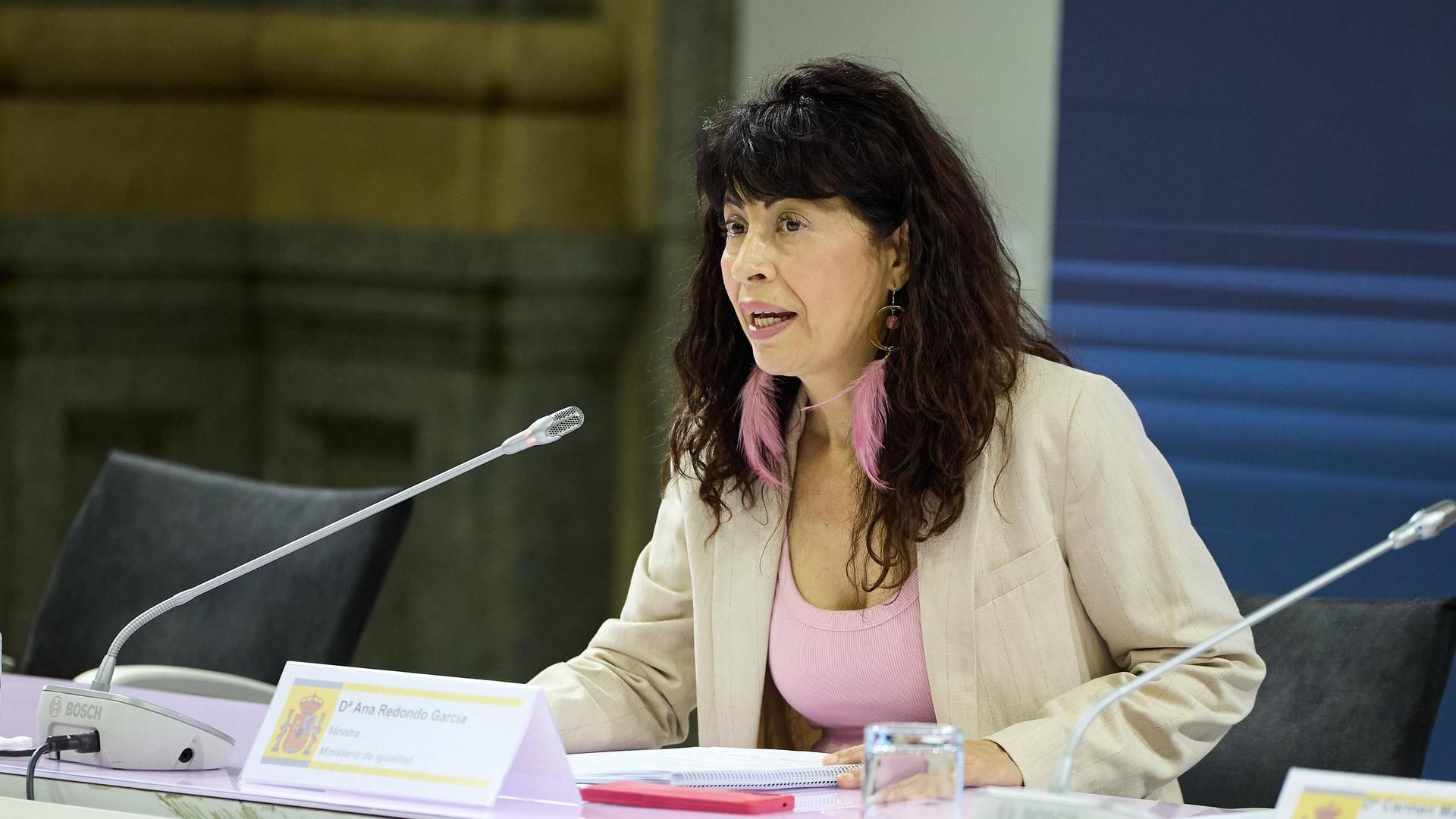 Imagen de archivo de la ministra de Igualdad, Ana Redondo