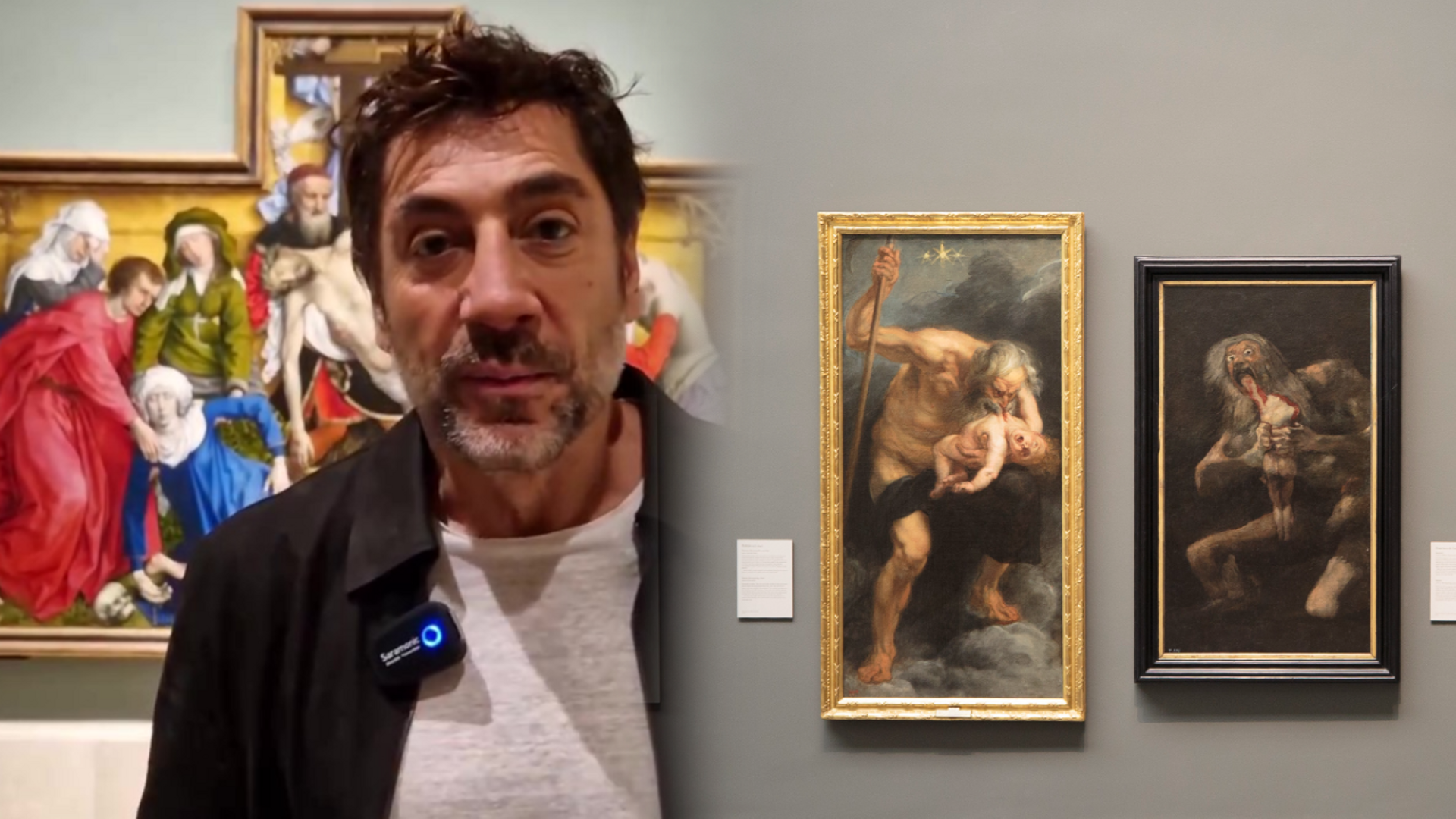 Javier Bardem en el Museo del Prado