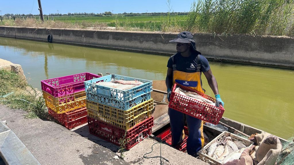 Mustapha, de la patera a la Albufera: primer extranjero, tras 775 años, de pesca artesanal en El Palmar