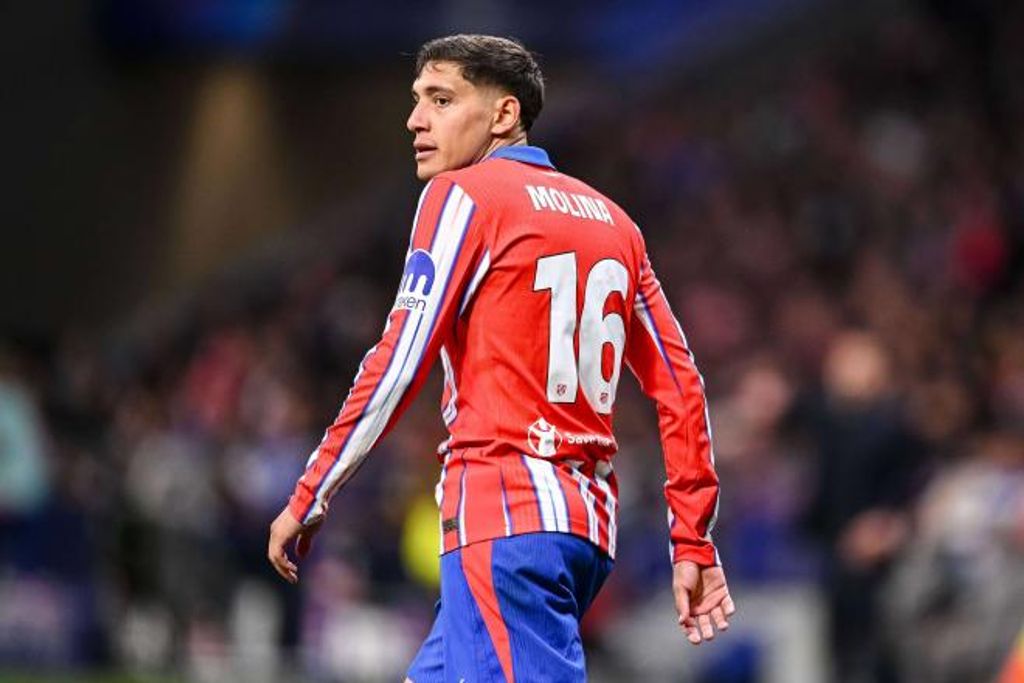 nahuel molina en un partido del atletico de madrid foto cordon press