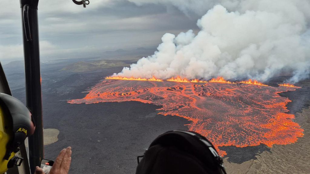 Se trata de la duodécima erupción en Islandia en los últimos cinco años
