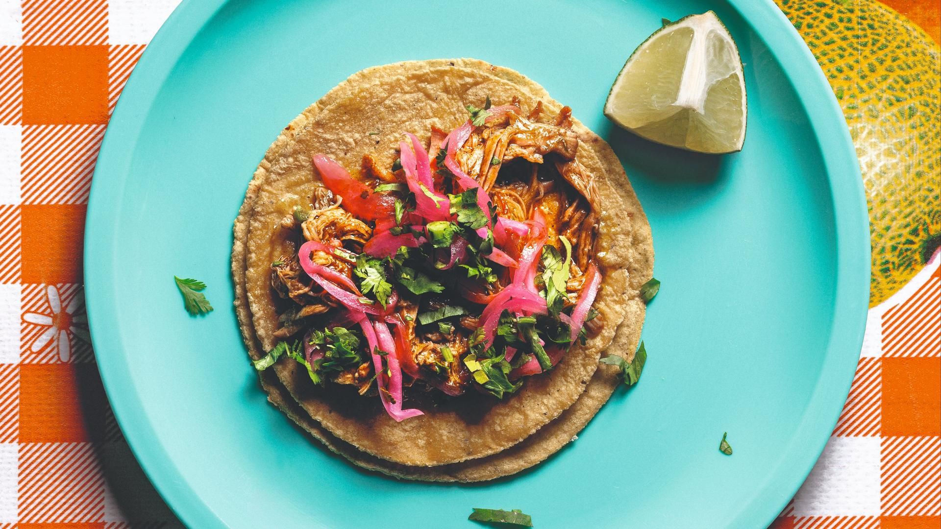 Taco de cochinita pibil de Enrique Olvera