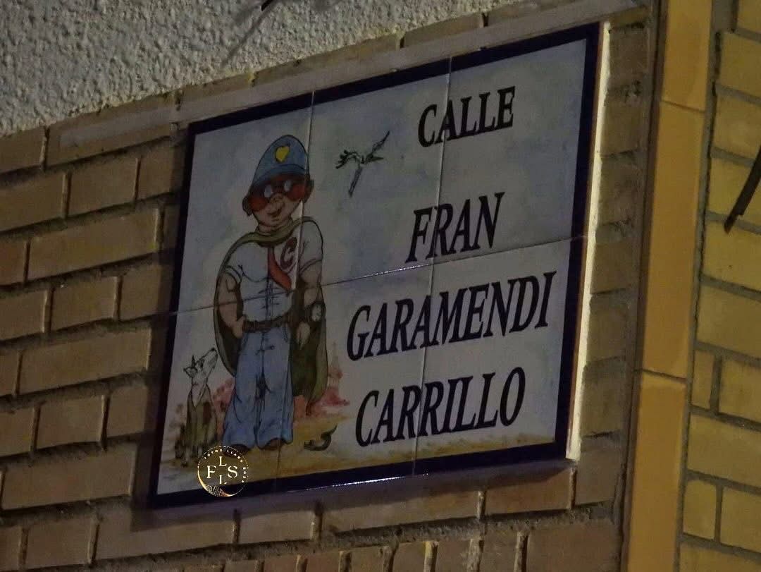 Azulejo de la calle Fran Garamend Carrillo