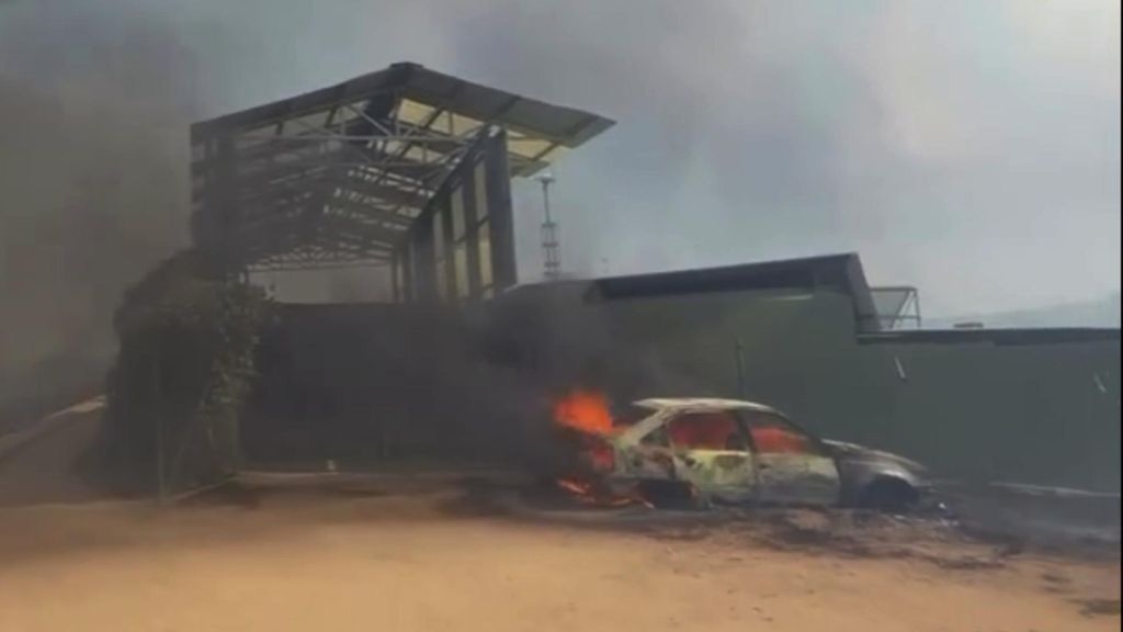 El albergue Las Nieves, arrasado por el incendio de Méntrida