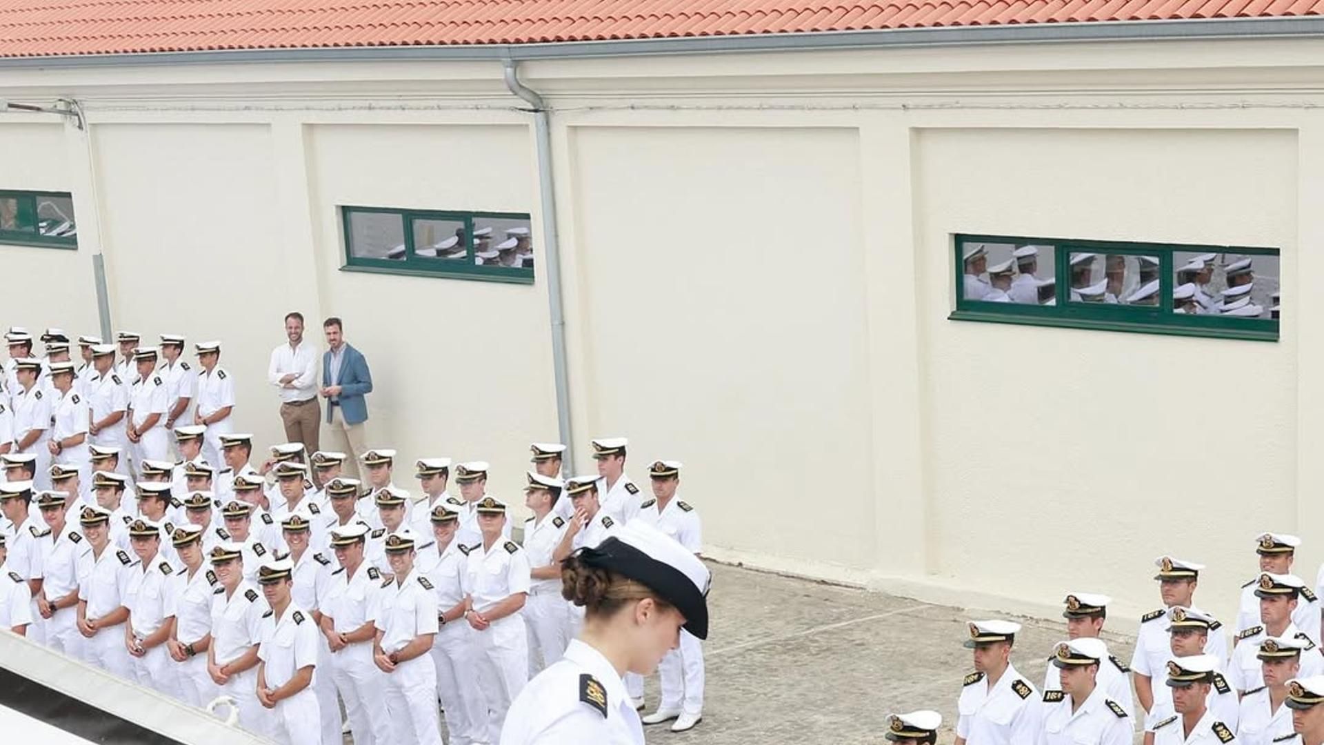 El Buque Escuela Juan Sebastián de Elcano, a su llegada a Marín (Pontevedra), donde la Princesa  (6)