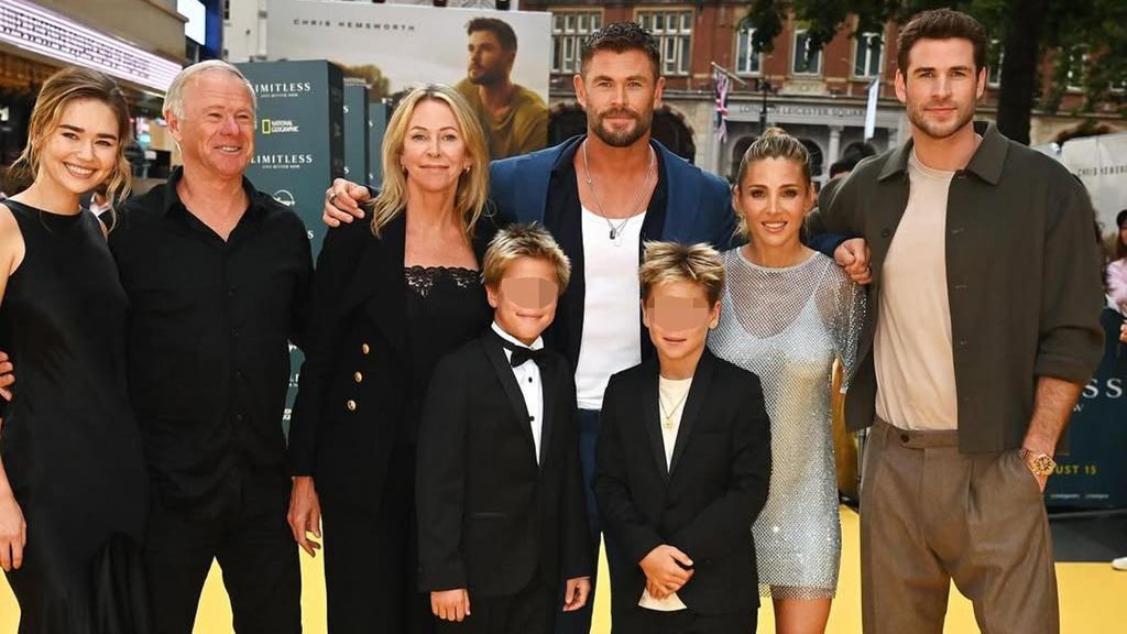 Elsa Pataky, Chris Hemsworth y toda su familia