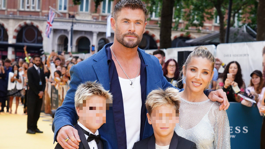 Elsa Pataky, Chris Hemwsorth y sus hijos
