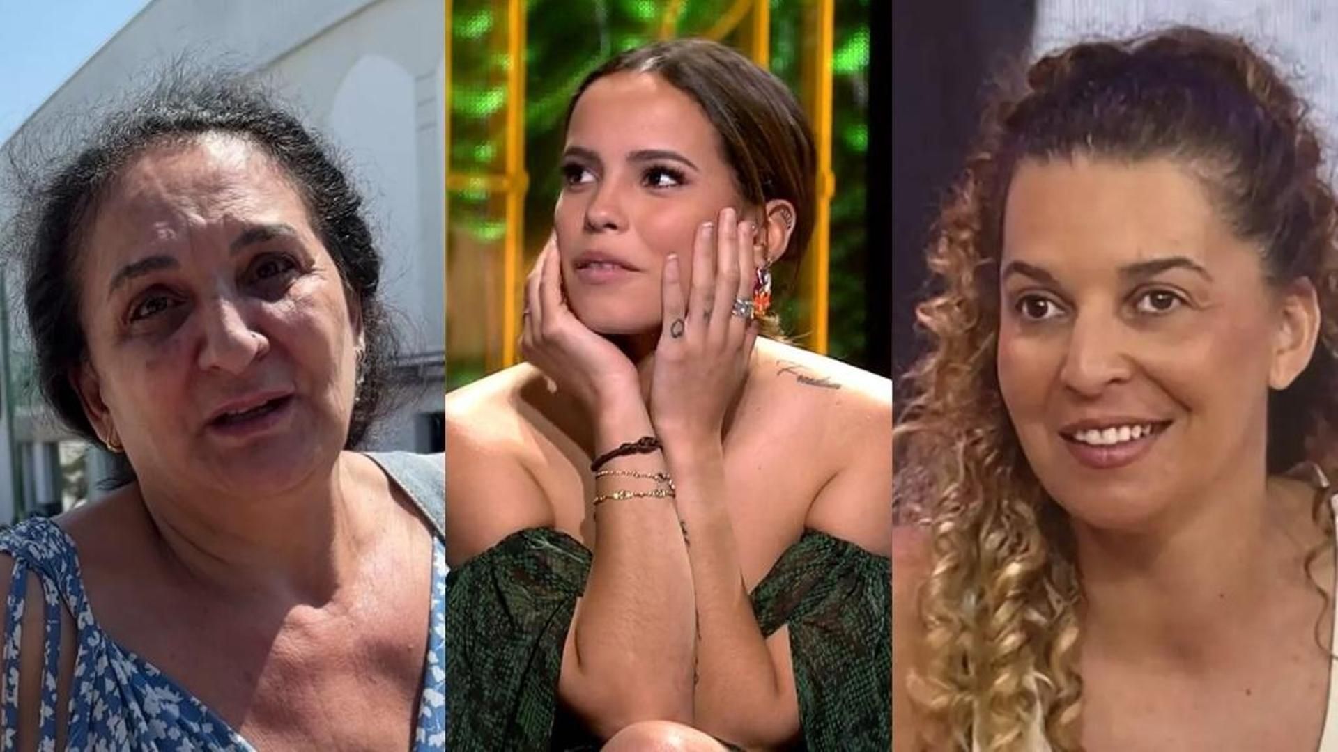 Inma, la madre de Michu; Gloria Camila y Tamara, hermana de la fallecida