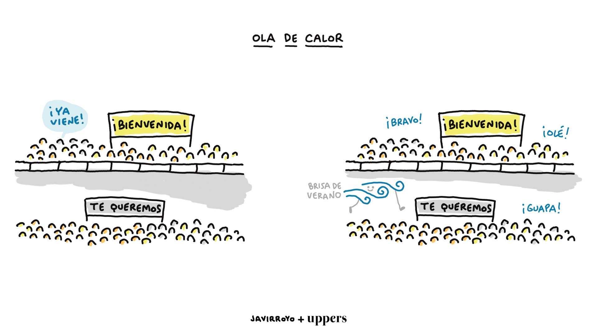 La viñeta de Javirroyo: "Ola de calor"