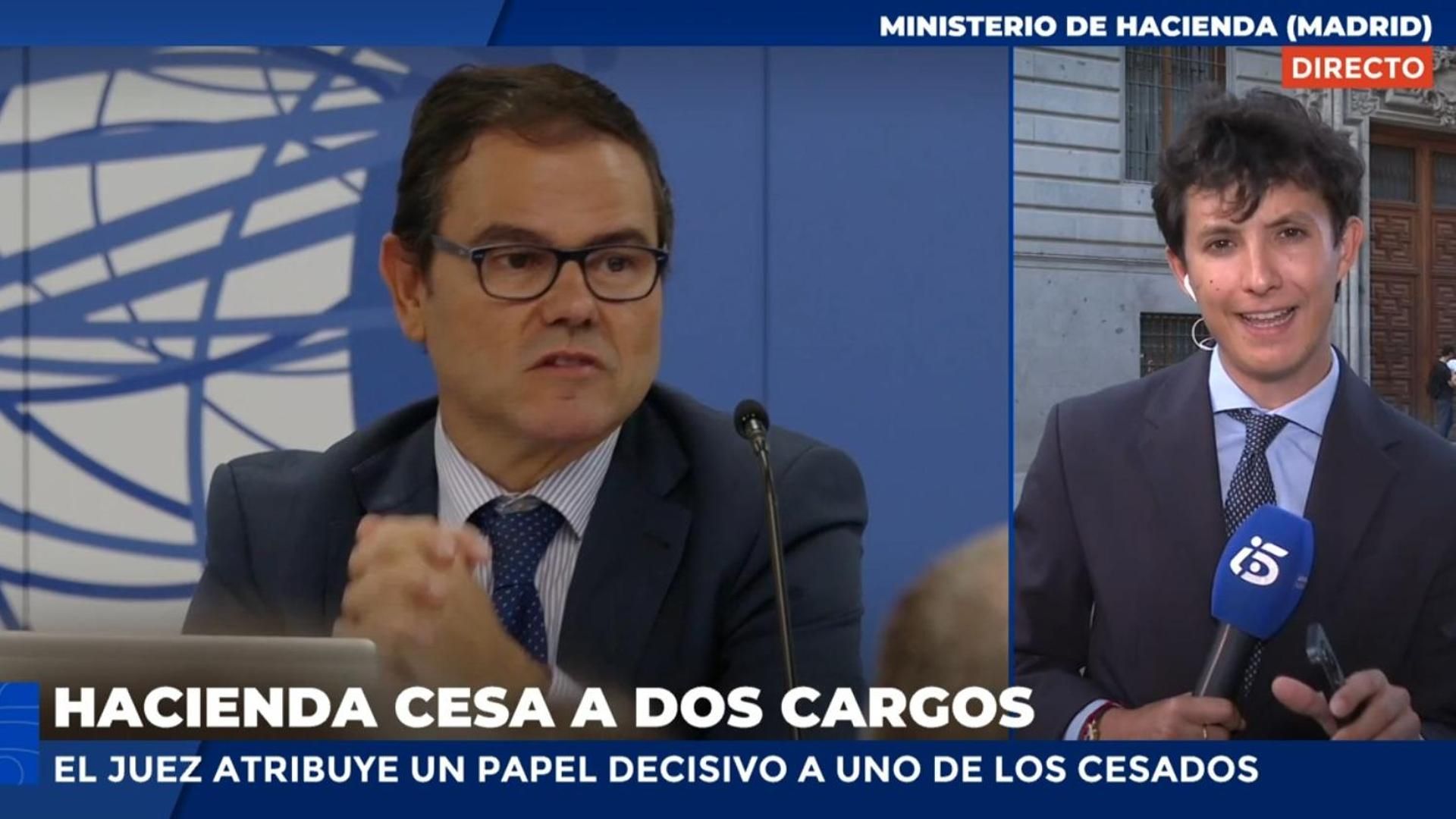 Hacienda cesa a dos cargos y atribuye un papel decisivo a uno de los cargos