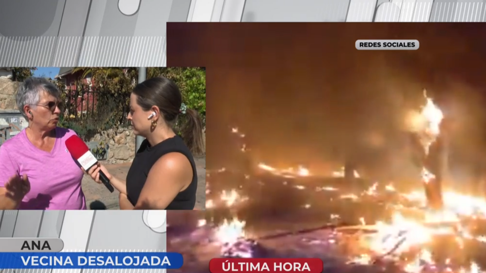 Una vecina habla del susto que se llevaron: "Estábamos rodeados"