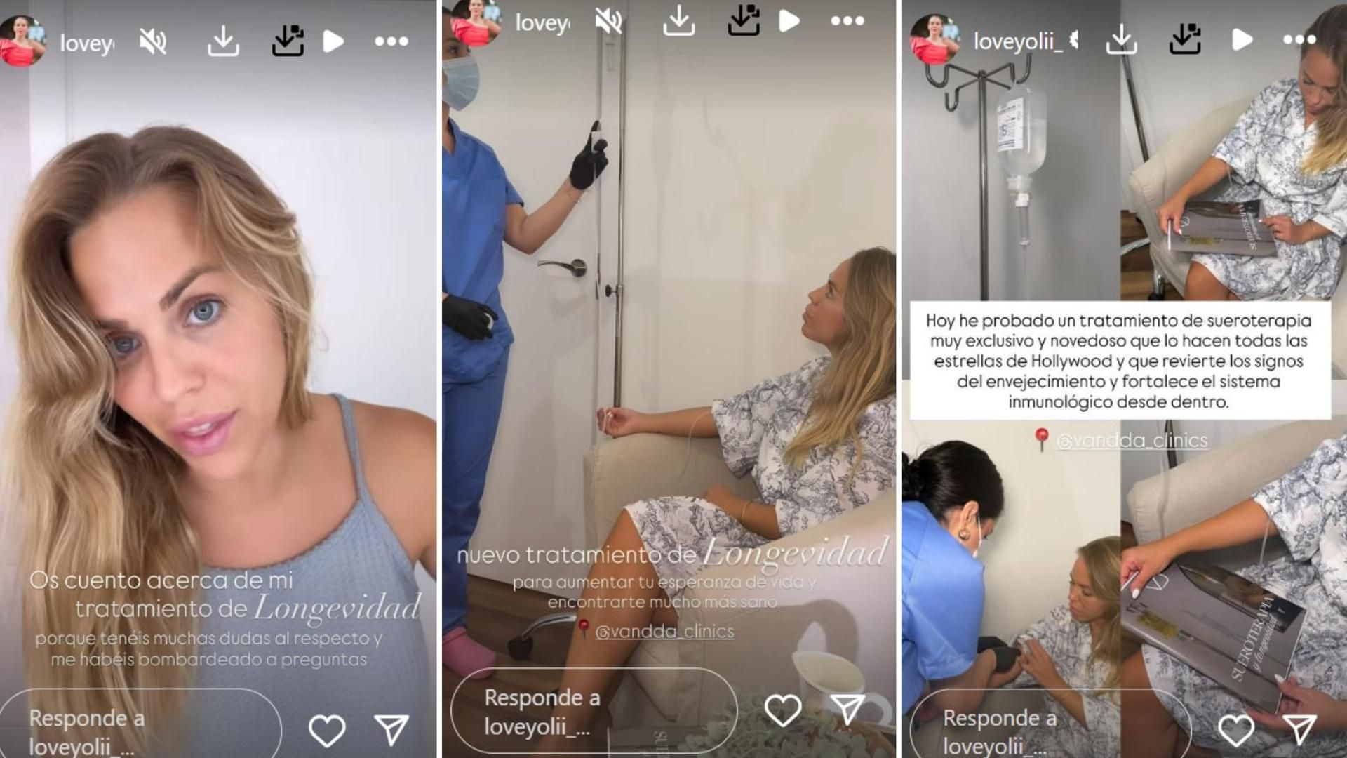 Yoli ha probado los beneficios de la sueroterapia y ha explicado cómo se siente