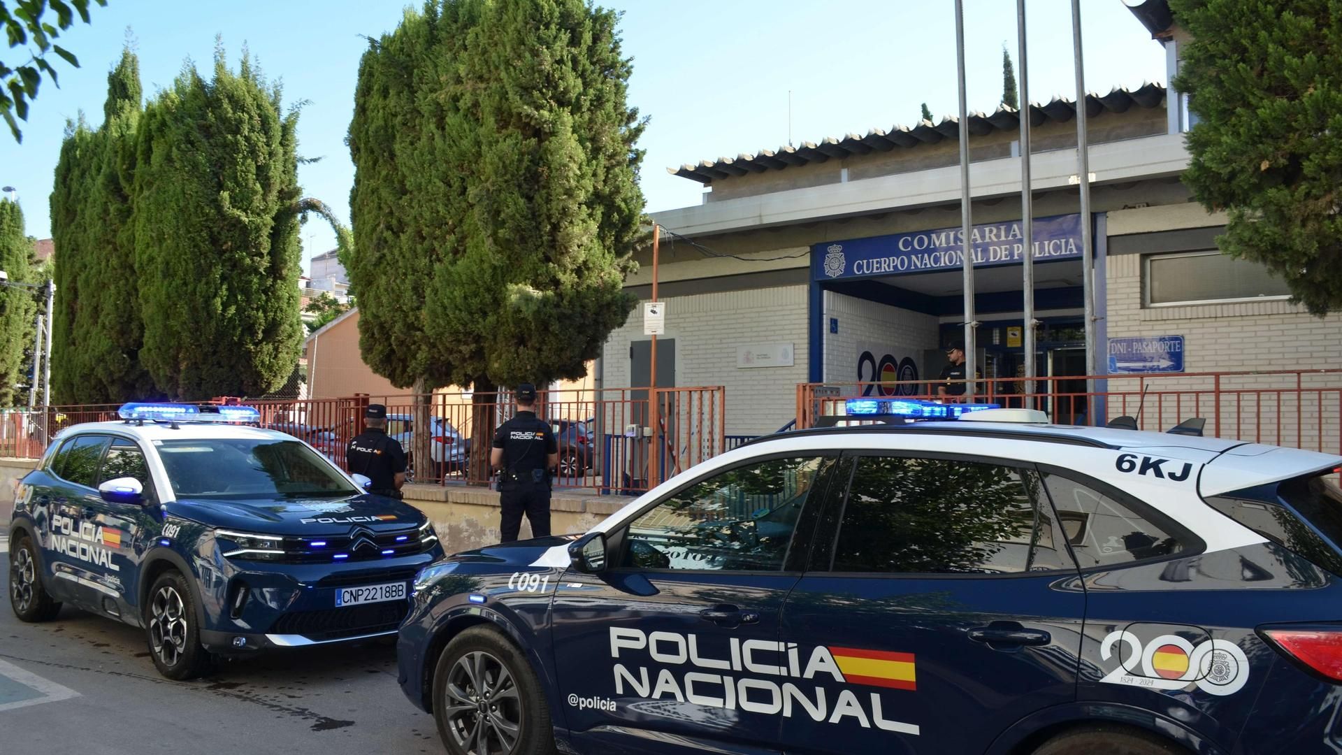 Comisaría de la Policía Nacional en Molina de Segura, localidad murciana en la que un hombre ha matado presuntamente a su padre