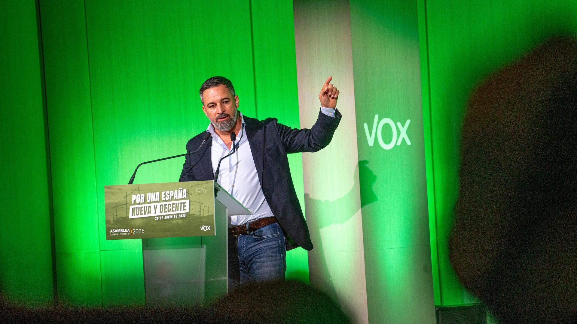 El líder de Vox, Santiago Abascal, en una imagen de archivo