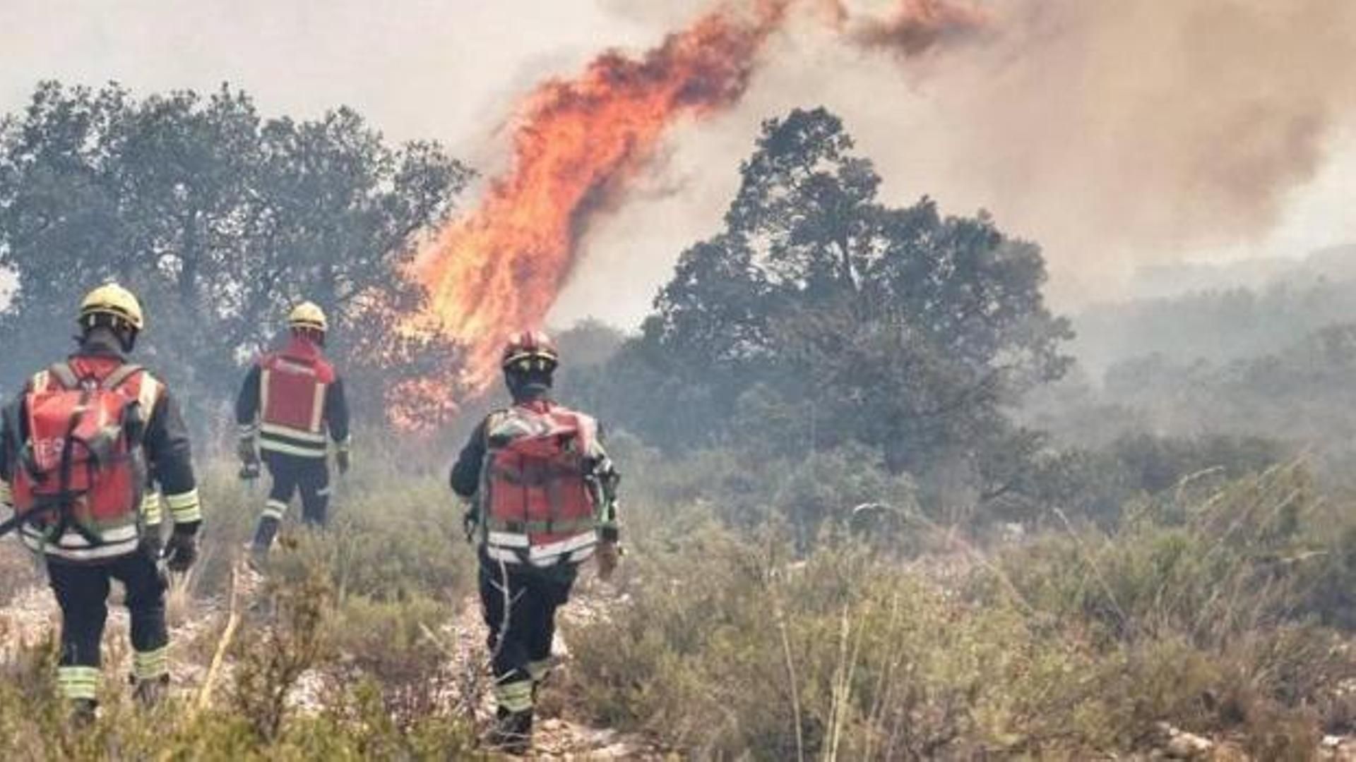 Incendios forestales activos en España