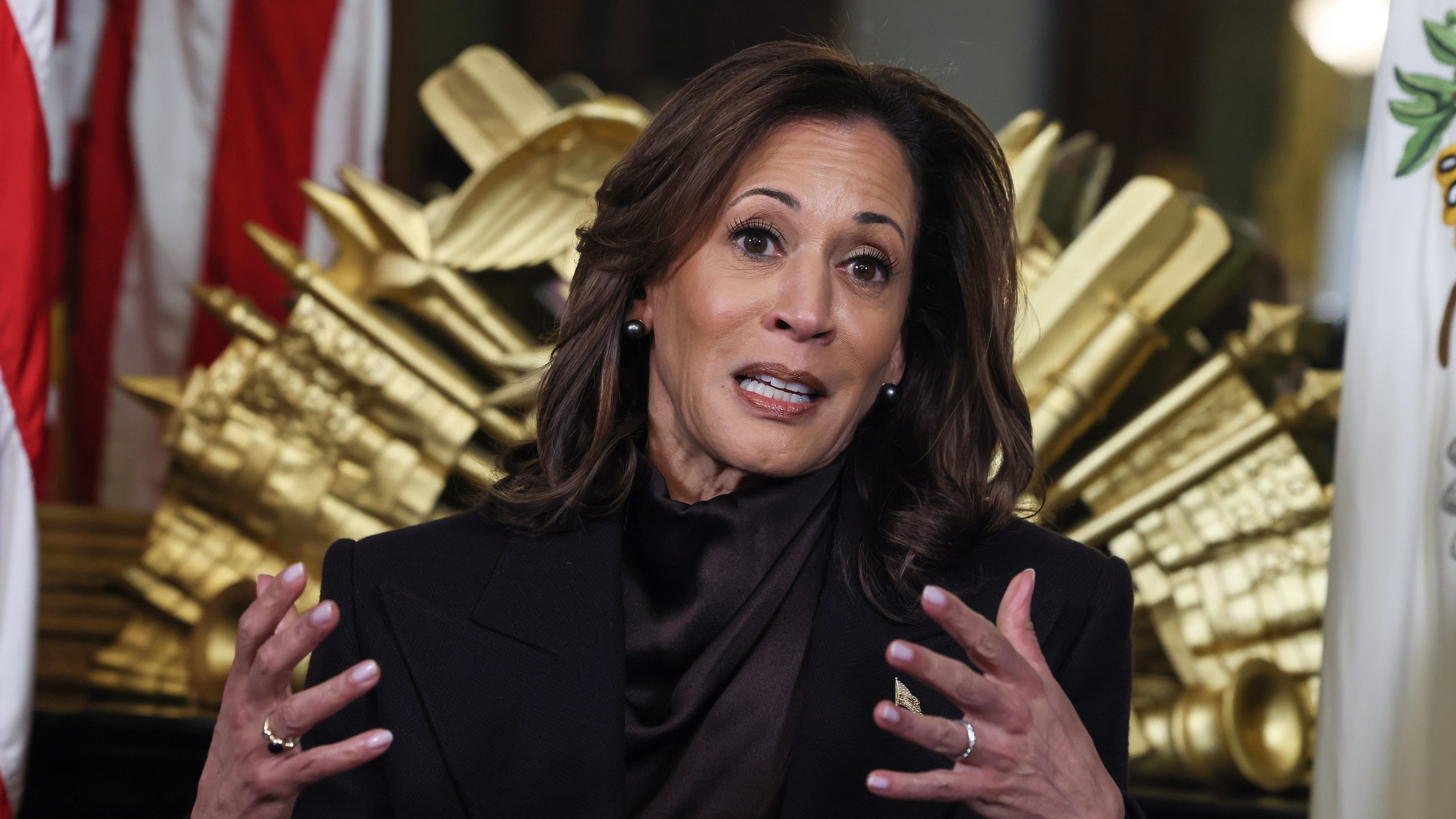 La exvicepresidenta Kamala Harris. FUENTE: Cordonpress