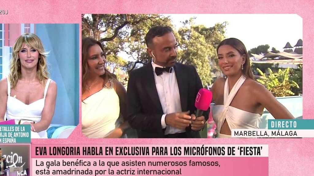 Eva Longoria interviene en directo en 'Fiesta' para hablar de su espectacular gala benéfica en Marbella Fiesta 2025 Top Vídeos 728