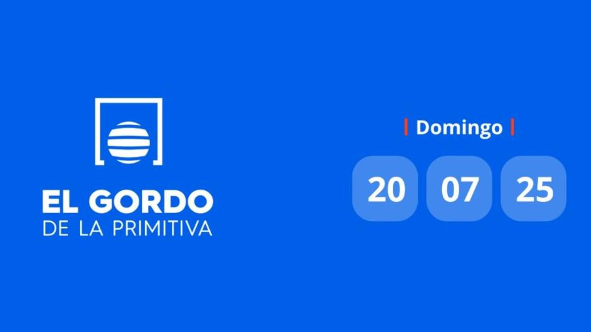 Gordo Primitiva 20 de julio de 2025
