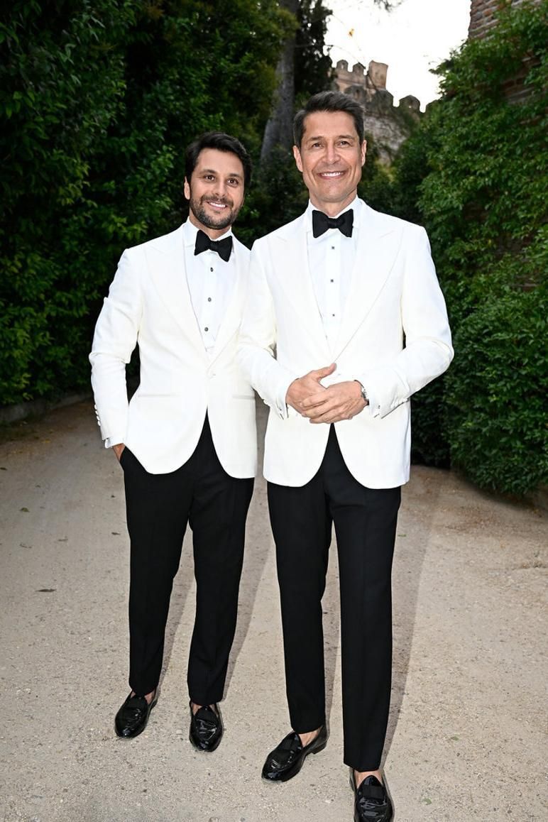 Jaime Cantizano y Miguel García Golding en su boda