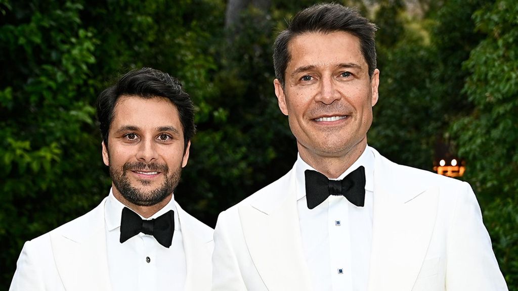 Jaime Cantizano y Miguel García Golding tras darse el 'sí quiero