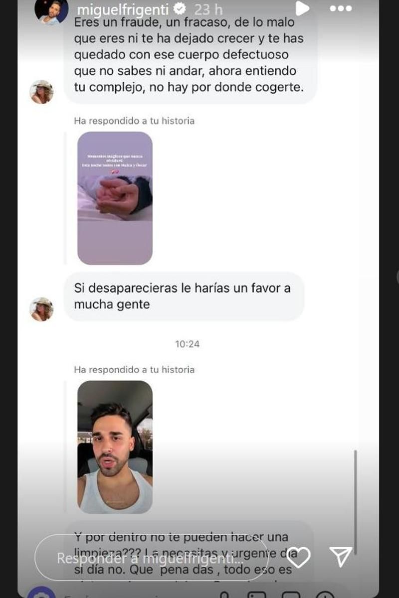 Mensajes a Miguel Frigenti