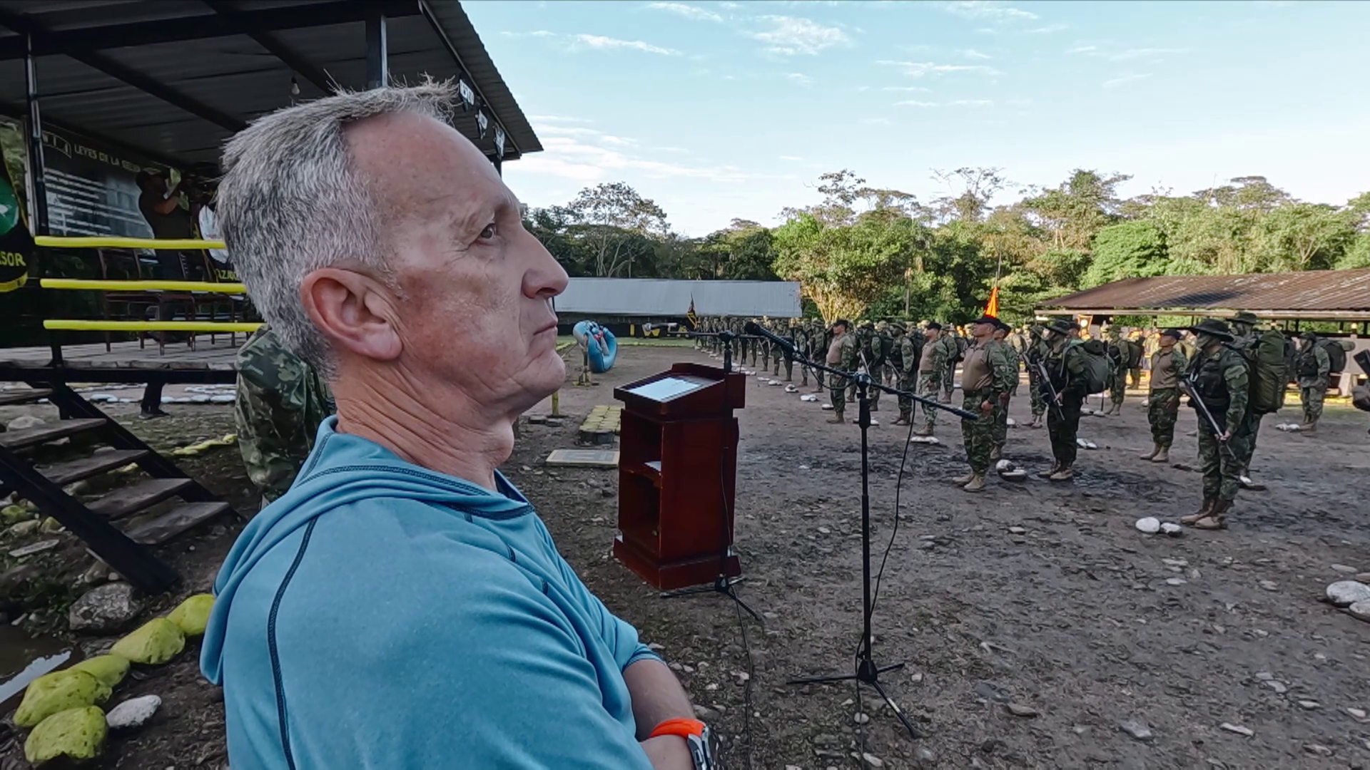 Base militar en Shell, en Ecuador