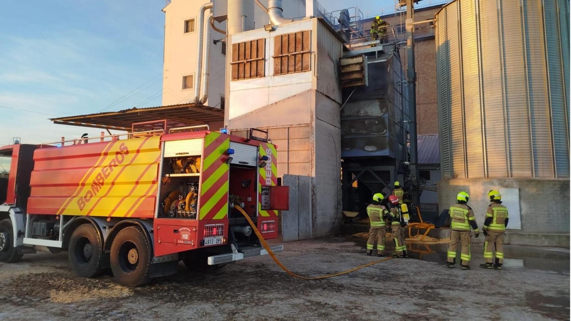 Bomberos de la Diputación de Huesca en Barbastro