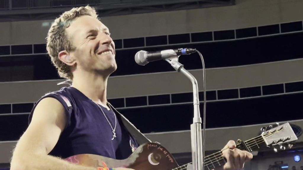 Chris Martin, cantante de Coldplay