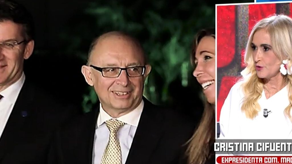 Cristina Cifuentes, contundente, tras la imputación de Montoro: ''Que vayan para adelante todos los que tengan que ir''