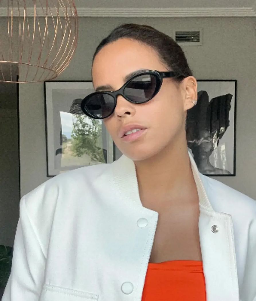 El dormitorio principal de Gloria Camila