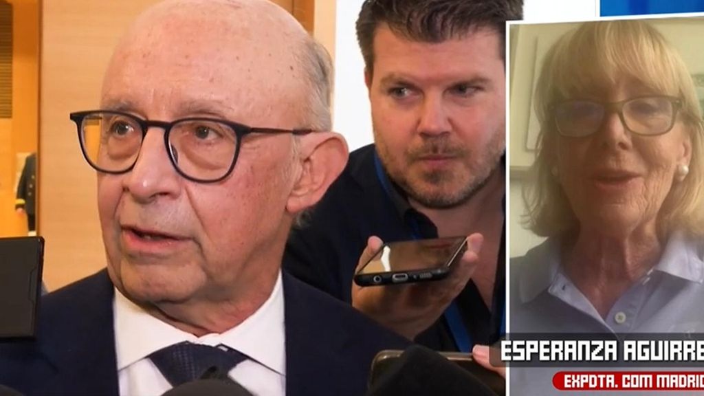 Esperanza Aguirre se pronuncia tras la imputación de Cristóbal Montoro: ''Menos mal que se ha ido del PP''
