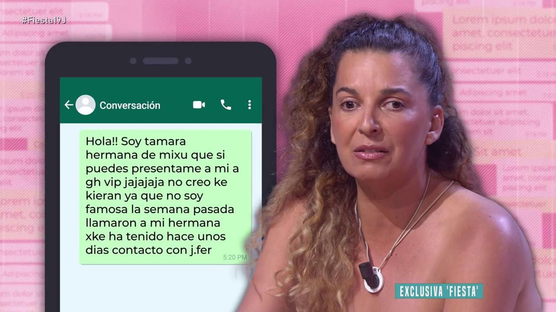 Los mensajes que muestran que la hermana de Michu trató de entrar en 'GH VIP' Fiesta 2025 Top Vídeos 723