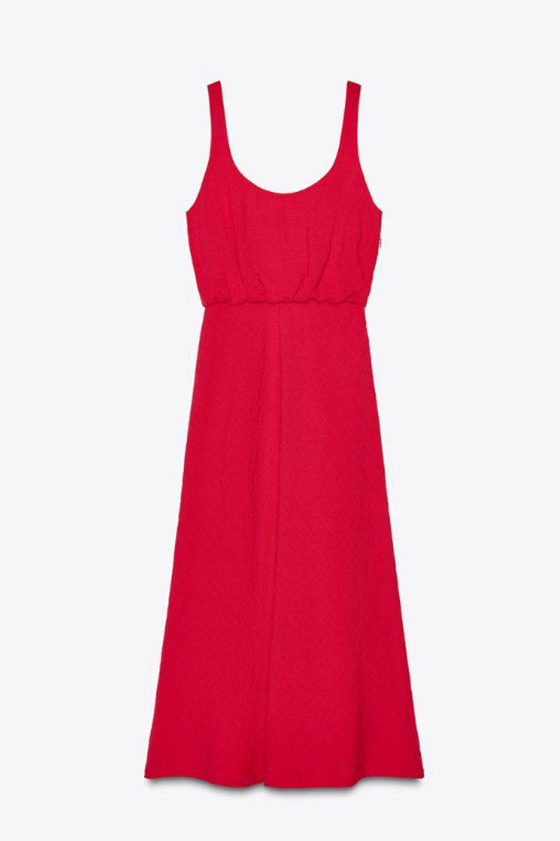 Vestido rojo Zara