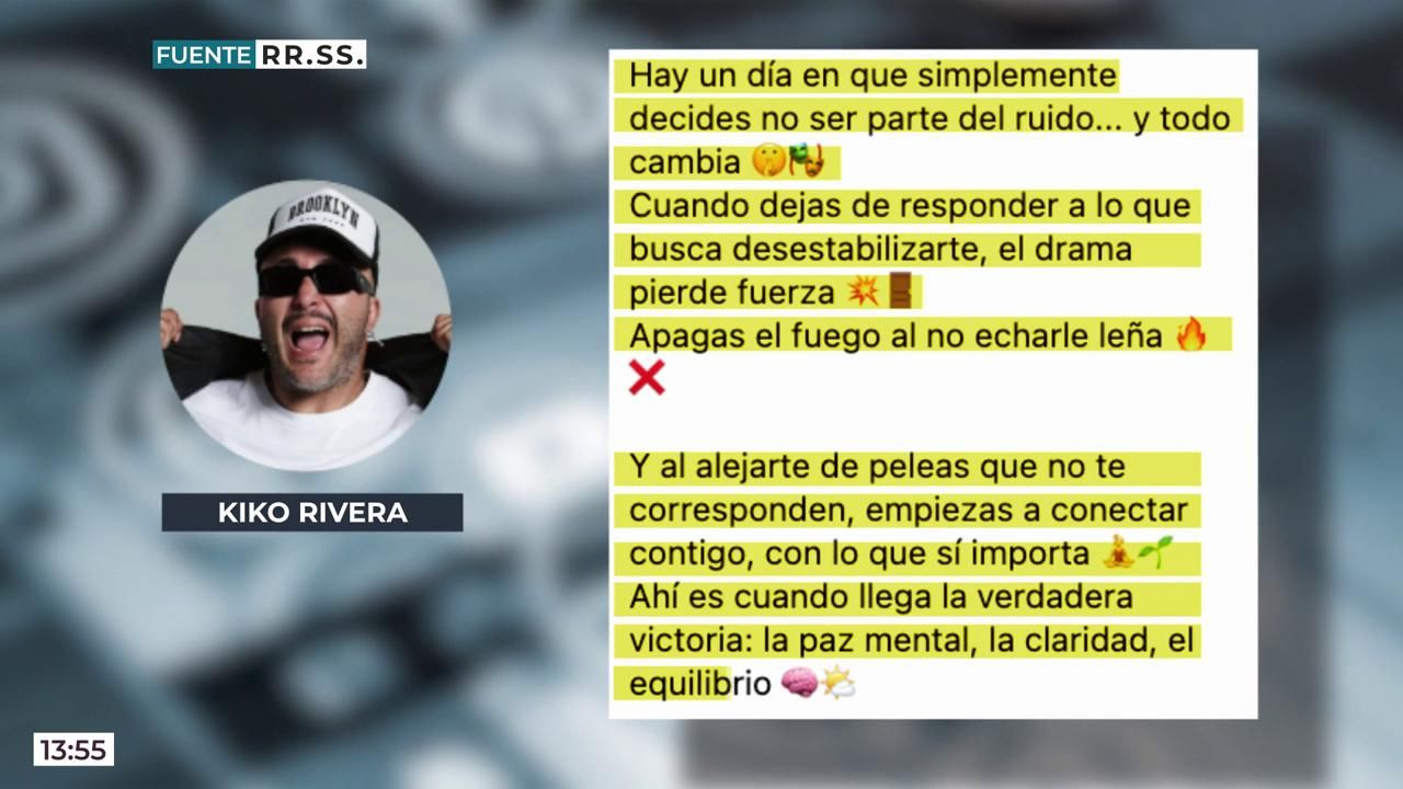 El enigmático mensaje de Kiko Rivera en redes sociales: "El drama pierde fuerza"