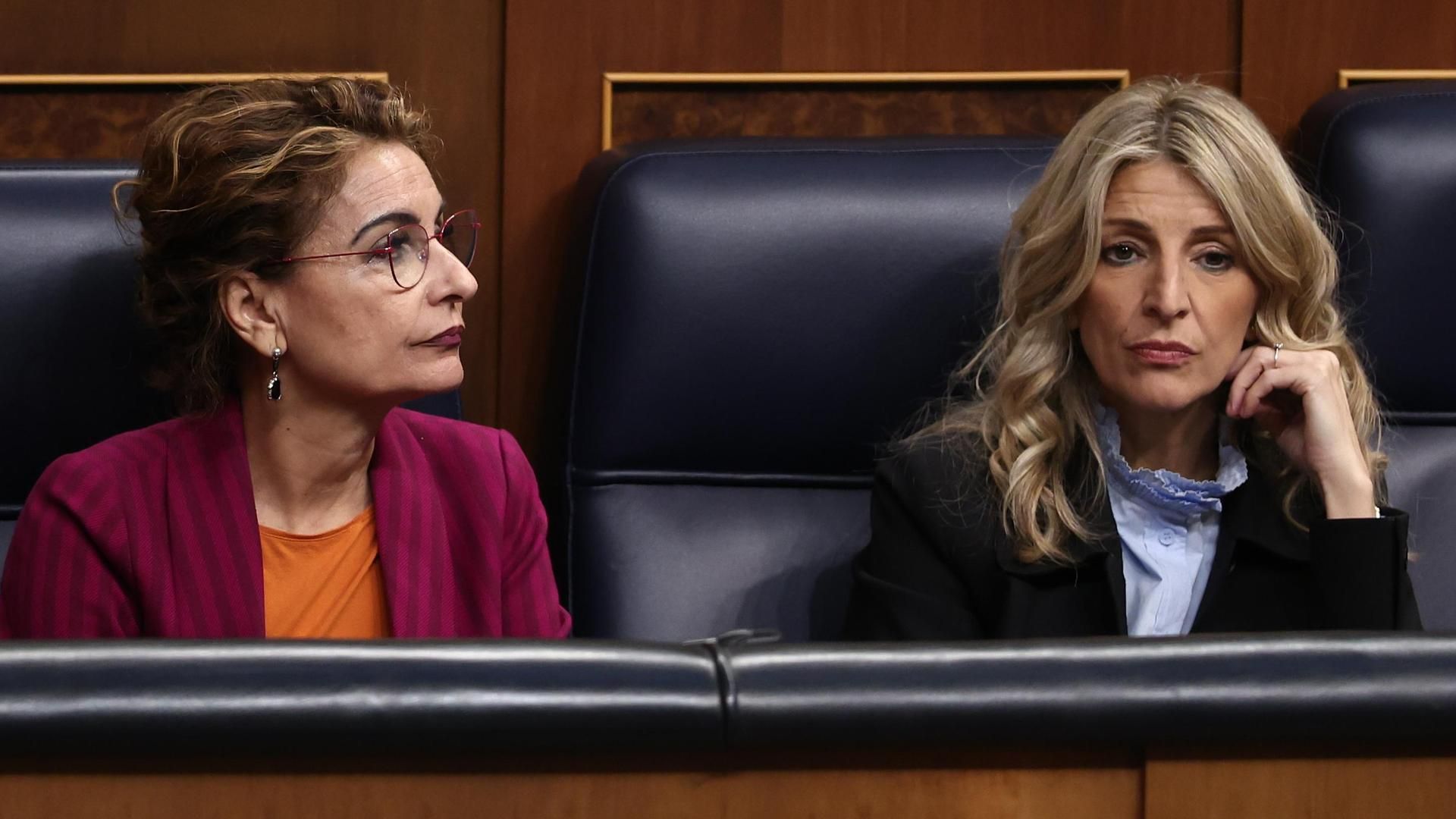 La ministra de Hacienda, María Jesús Montero, y la ministra de Trabajo, Yolanda Díaz (ARCHIVO) La ministra de Hacienda, María Jesús Montero, y la ministra de Trabajo, Yolanda Díaz (ARCHIVO)