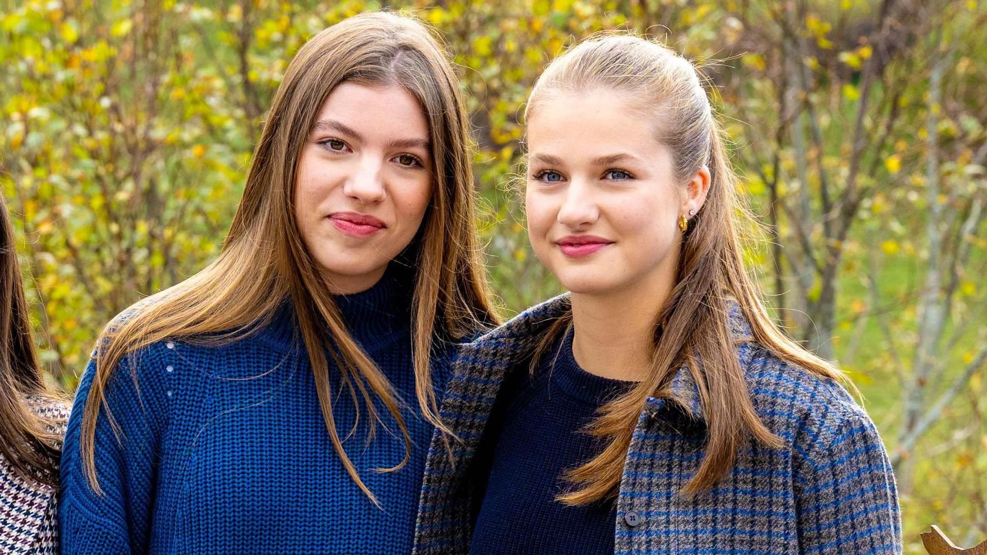 La princesa Leonor y la infanta Sofía