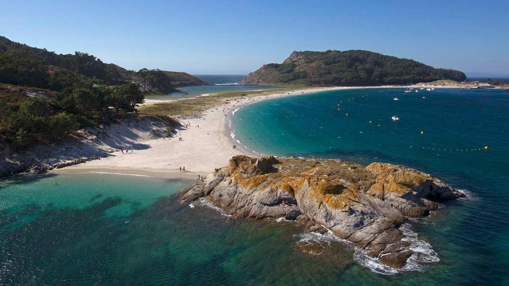 Playa de Rodas en Galicia