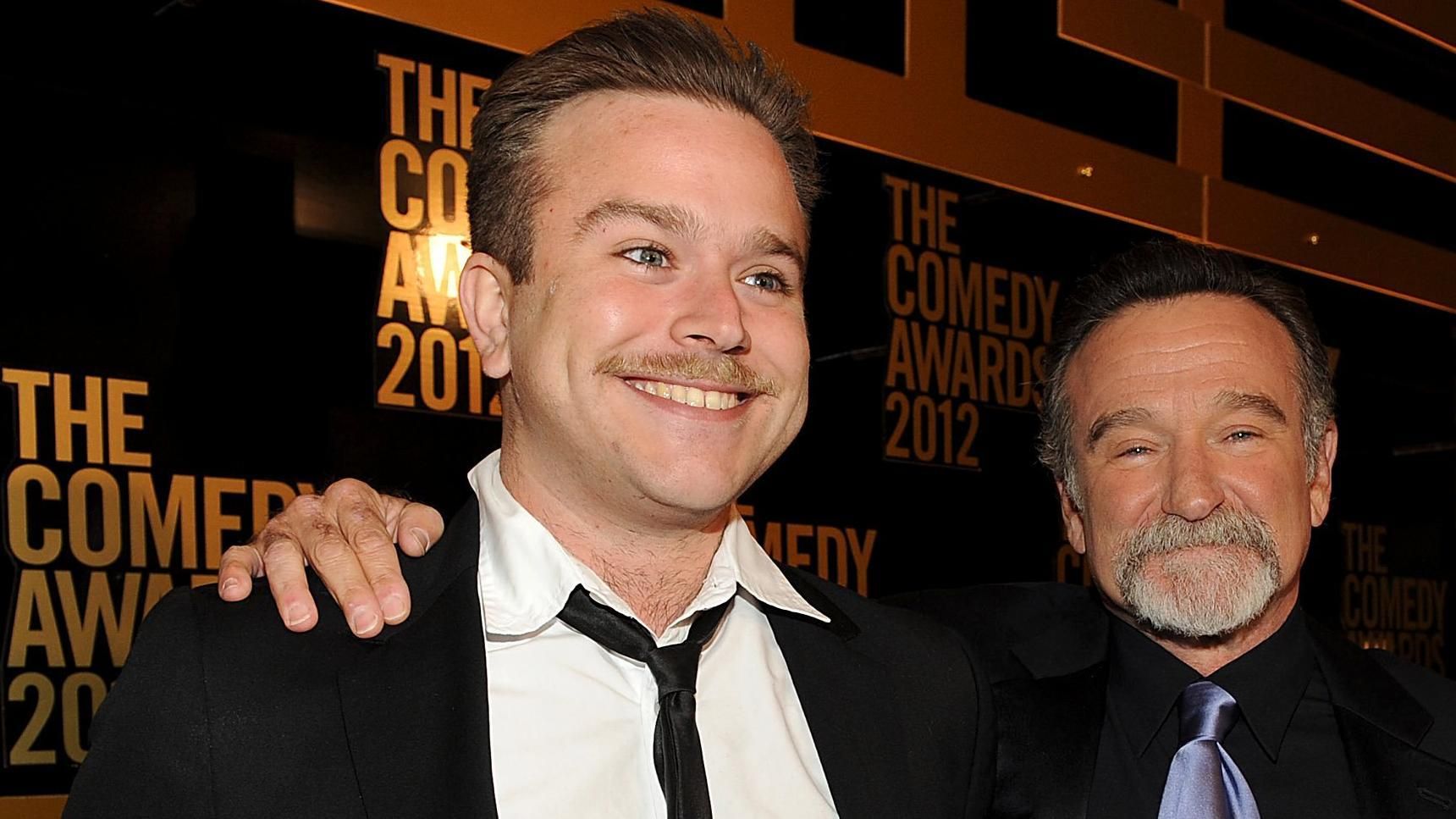 Robin Williams y su hijo Zachary