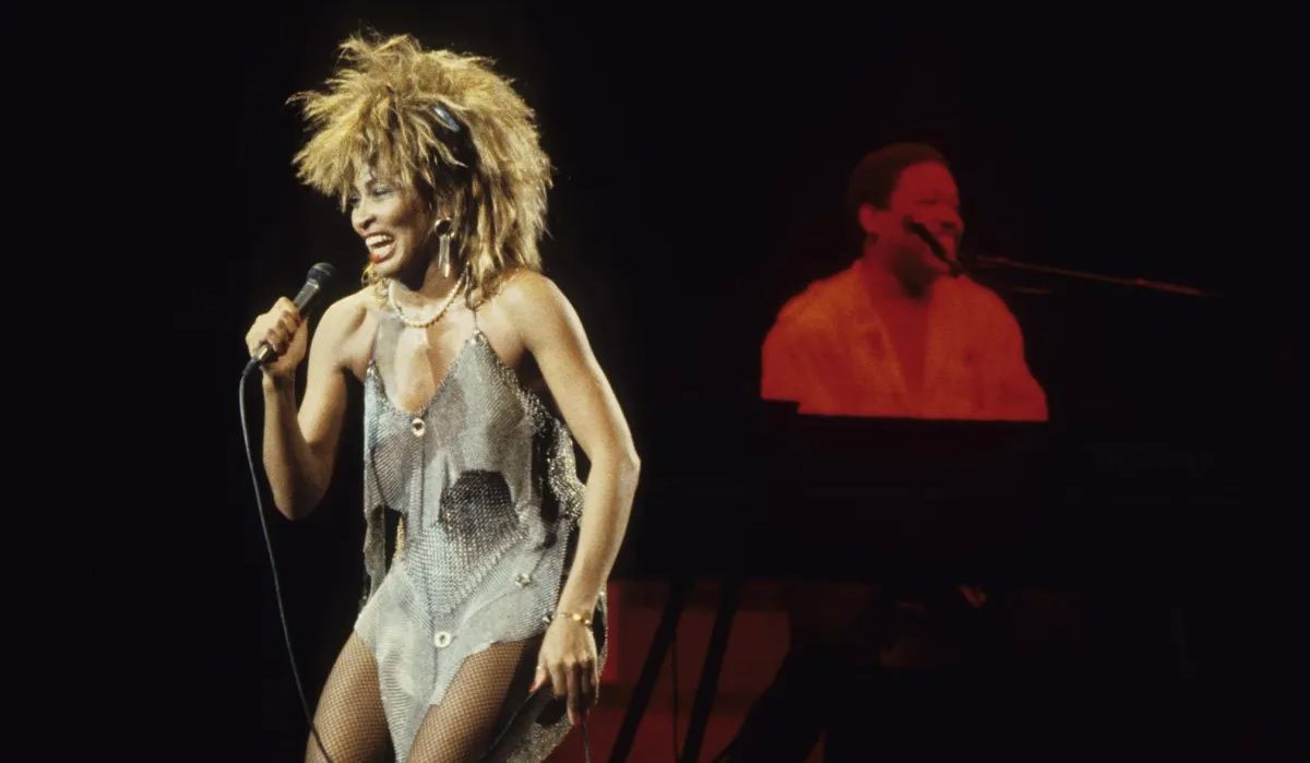 Tina Turner durante una de sus actuaciones