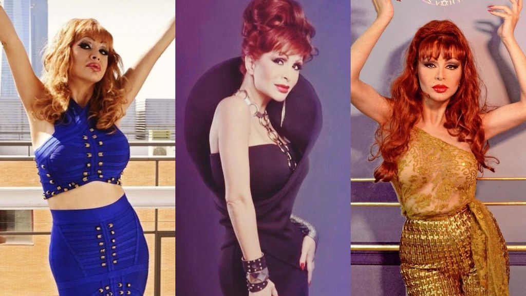 Yurena con tres looks diferentes, en un montaje de fotos