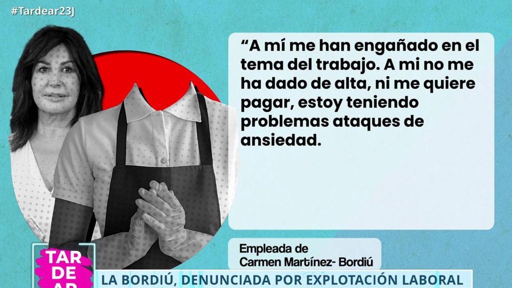 Exclusiva | Sale a la luz la denuncia de una empleada de Carmen Martínez-Bordiú, que le acusa de explotación laboral: "Me debe 8.000 euros"