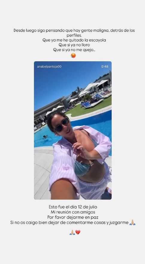 Anabel Pantoja responde a las críticas