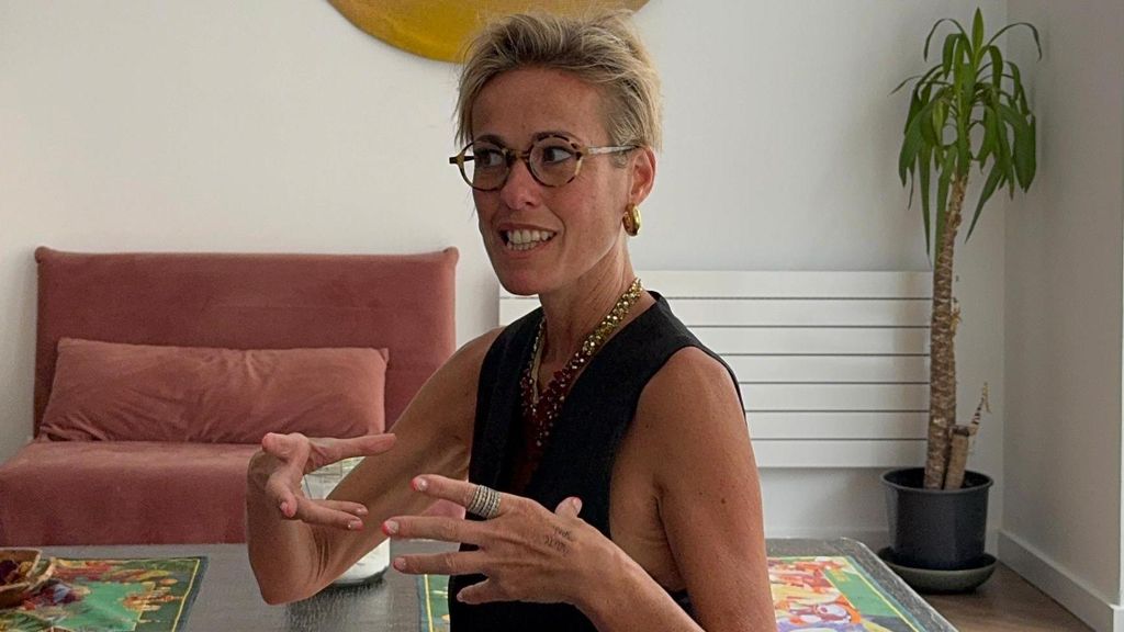 Anna Sibel, durante la entrevista para este medio