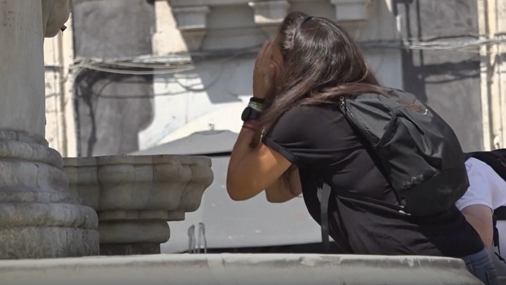 Calor histórico en Italia y Grecia