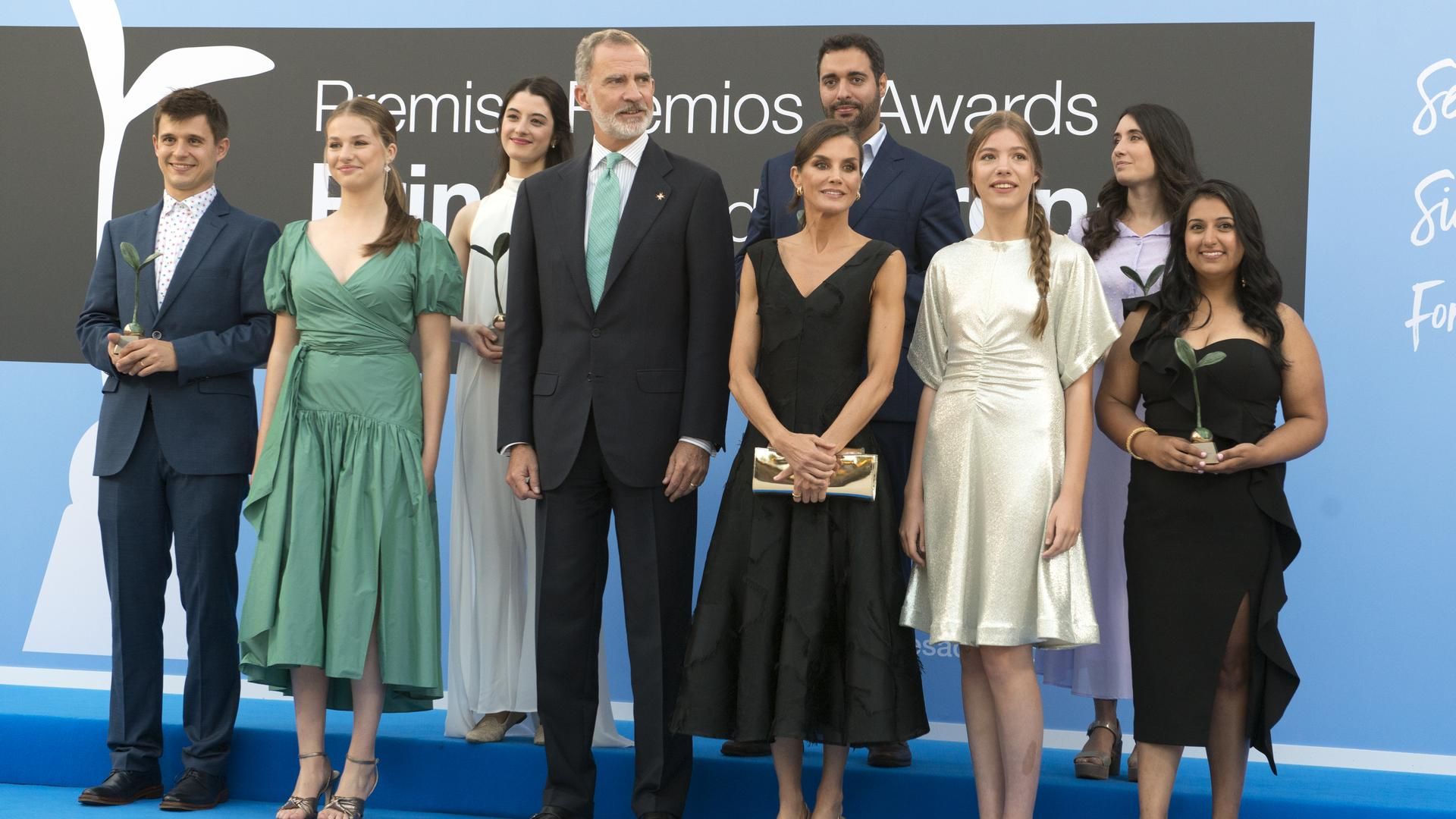 La familia real en los premios Pricesa de Girona 2023