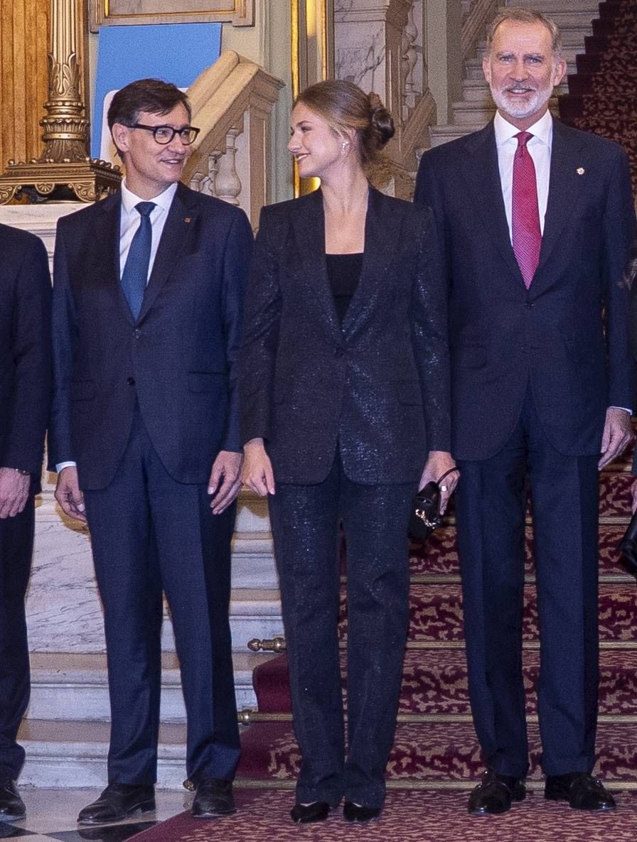 Leonor y su traje negro en los premios Princesa de Girona 2025