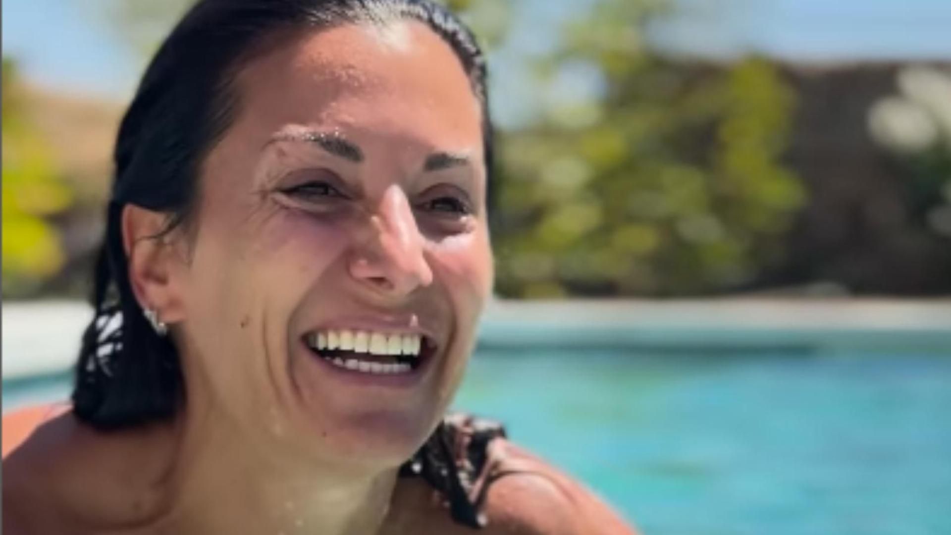 Nagore Robles aparece en su nueva piscina