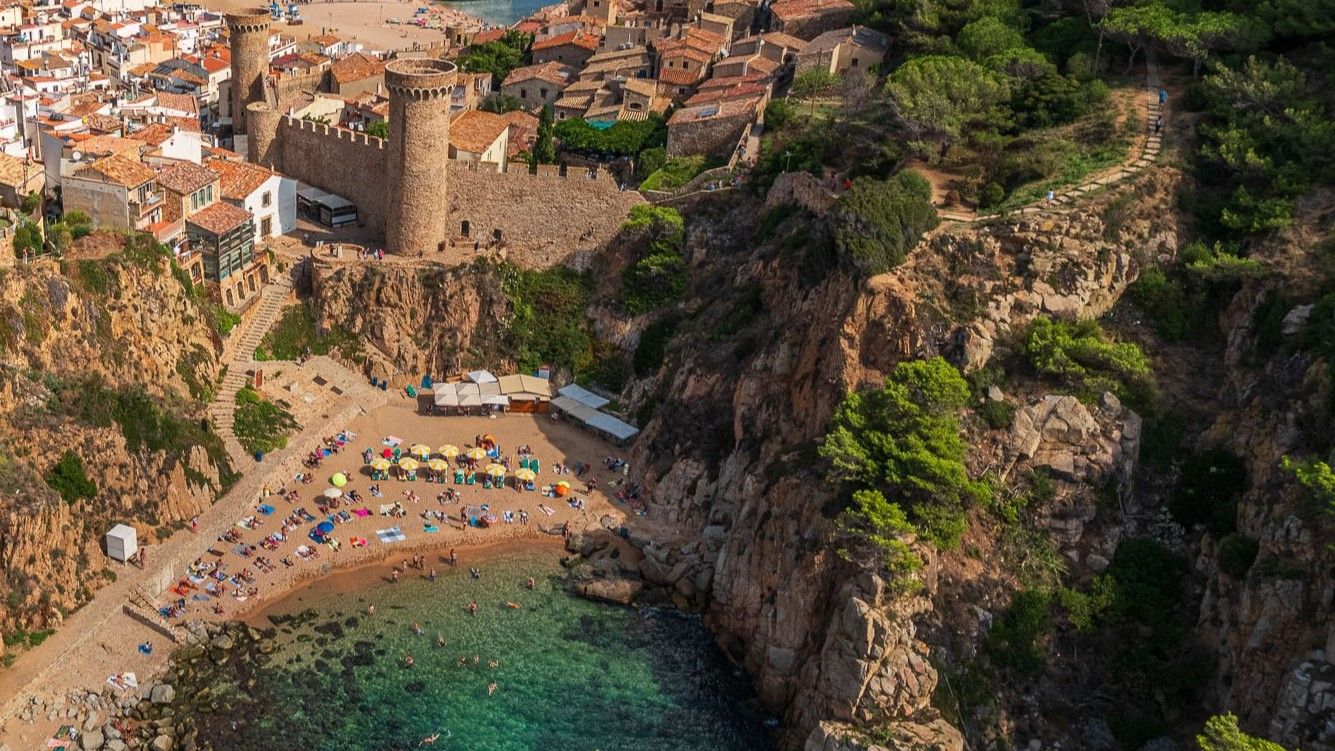 Playa d’Es Codolar. FUENTE: Oficina de Turismo de Tossa de Mar