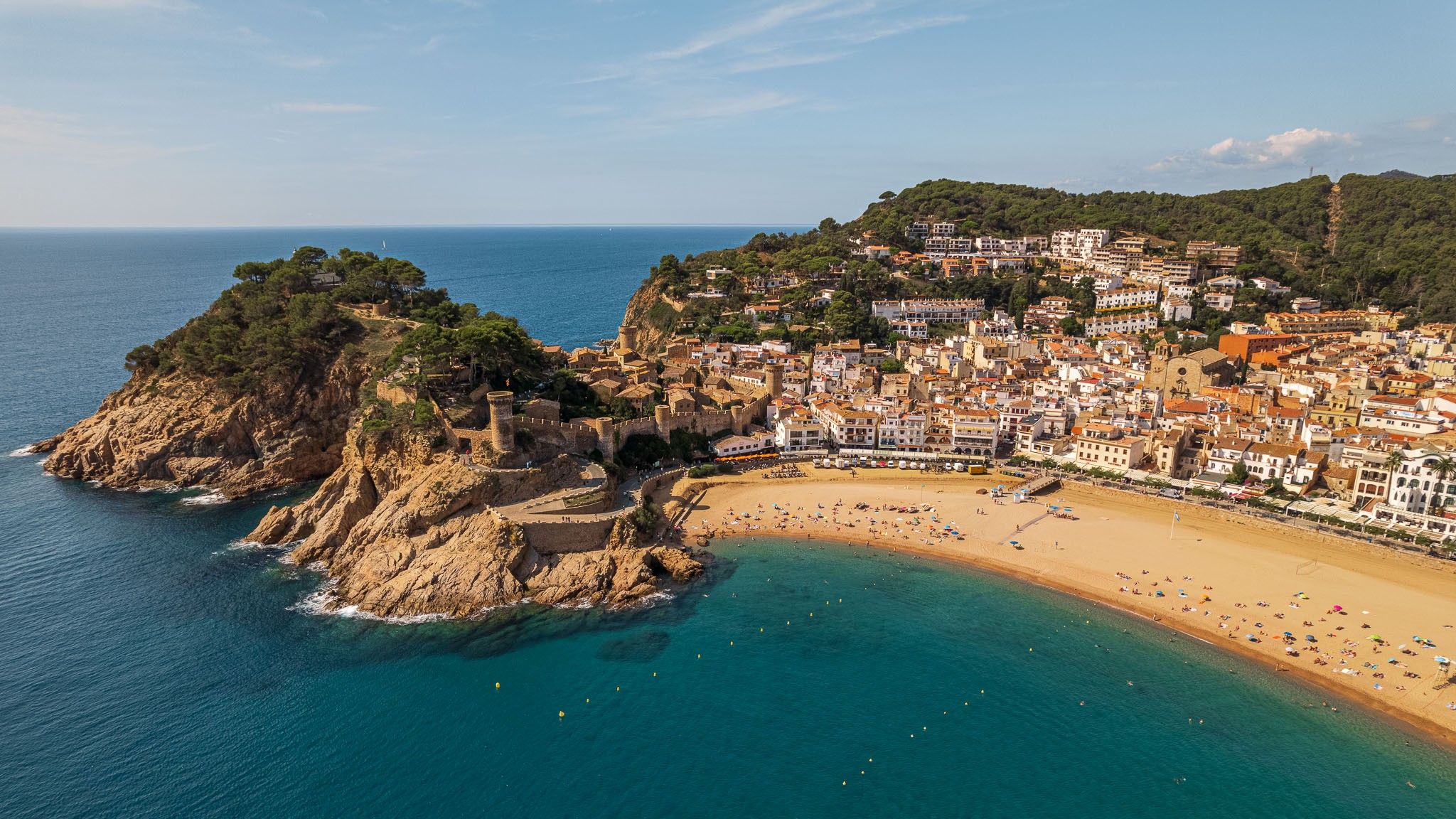Playa Grande. FUENTE: Oficina de Turismo de Tossa de Mar